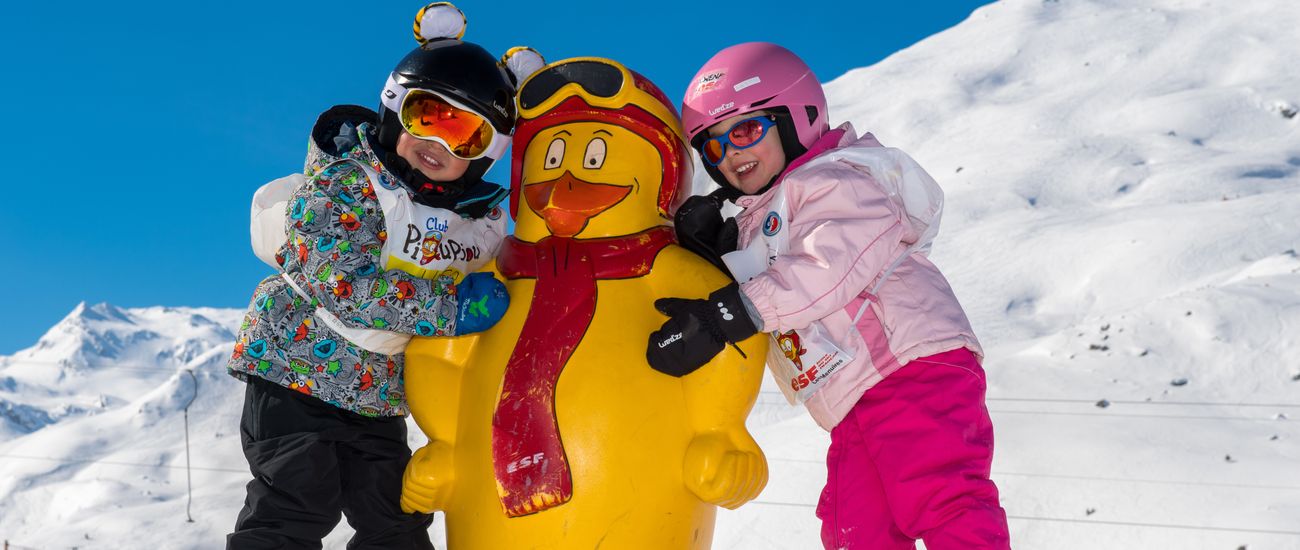 Cours de ski petits aux Menuires