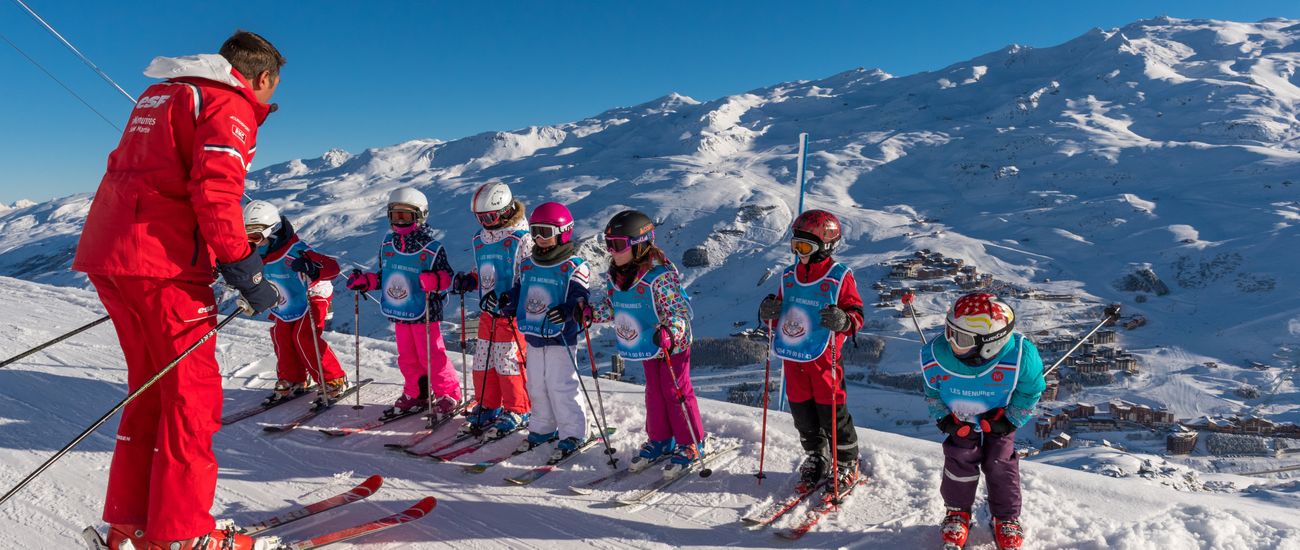 repas enfants à l'ESF les Menuires