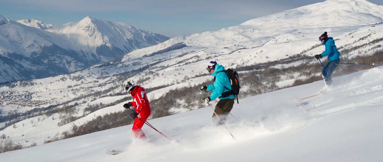 Sorties ski et snowboard tous niveaux à la station Les Menuires