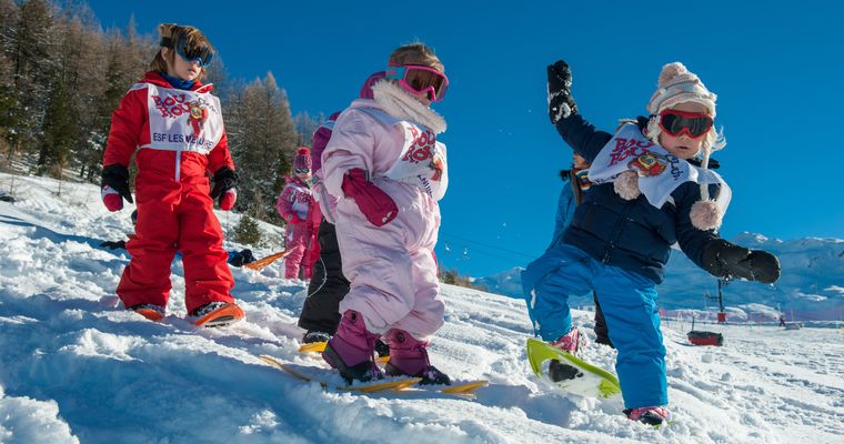 Sortie raquettes enfants aux Menuires