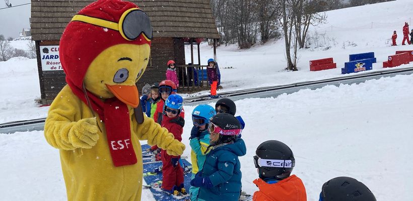 SK1326 - Badge Ecole Du Ski Français - ANCELLE