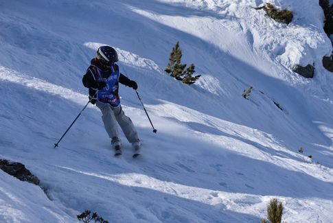 Cours enfant en ski hors-piste