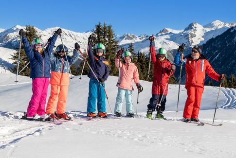 Cours collectif de ski enfant