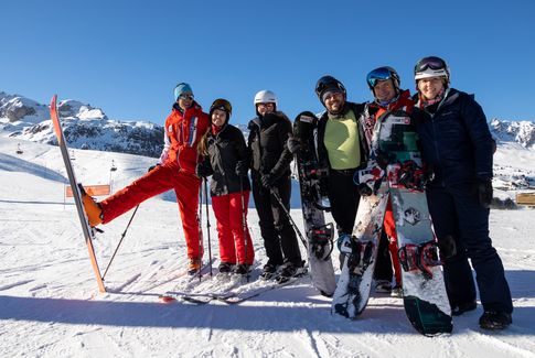 Cours de ski collectif Courchevel pour les adolescents
