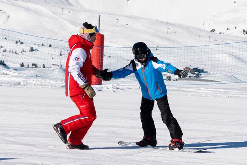 Explication snowboard en cours privé