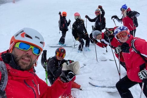 Cours de ski ado