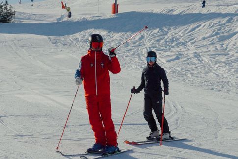 Cours privé de ski à Courchevel
