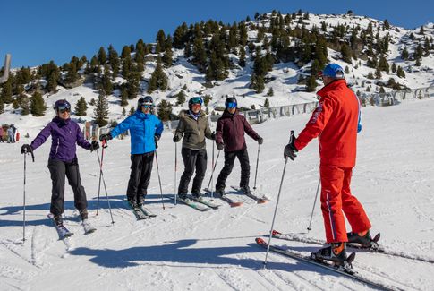 Cours de ski adulte à Courchevel