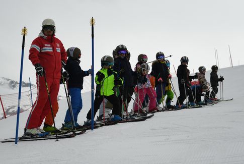 Leçon de ski enfant