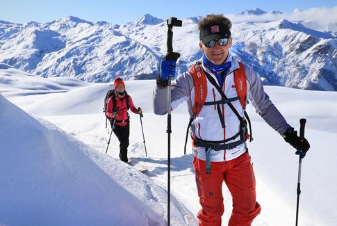 Ski de randonnée avec un accompagnateur