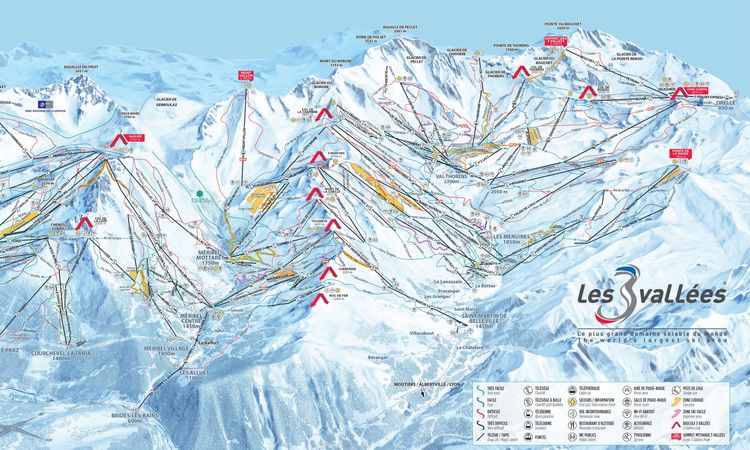 Domaine skiable 3 vallées