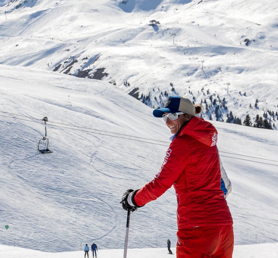 Monitrice de ski à Courchevel
