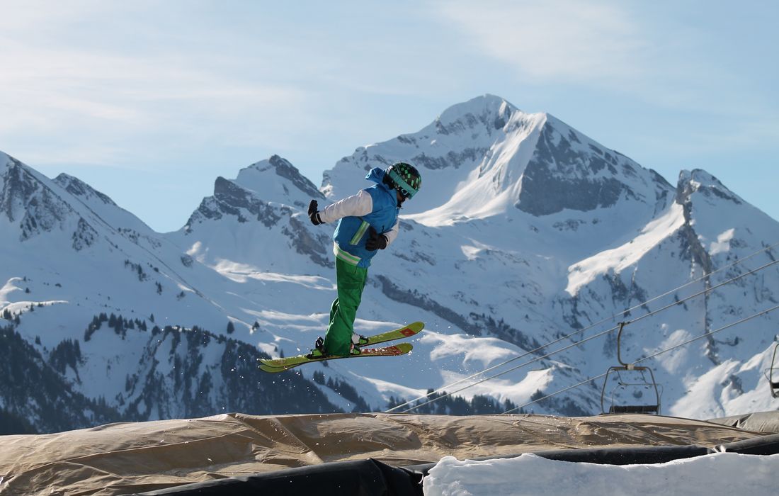 @airbag, ski, neige, Aravis, Découverte, freestyle, débutant