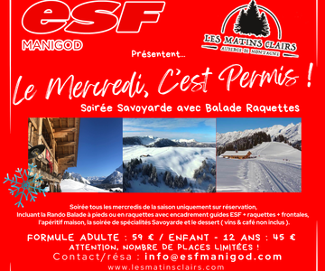 Fondue, tartiflette, nature, foret, raquette, sortie, aravis, annecy, mont blanc