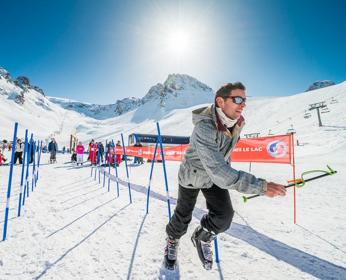 Veste De Ski Vintage 48 10 Moniteur ESF Tignes - Taille L - Rouge